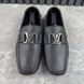 Monte Carlo LV Moccasins Gray Taiga Leather