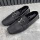 Monte Carlo LV Moccasins Gray Taiga Leather