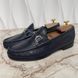 Gucci 1955 Horsebit лофери сині наві замшеві 3576 фото 1