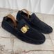 Louis Vuitton Racetrack Driving Moccasin Navy Blue Suede