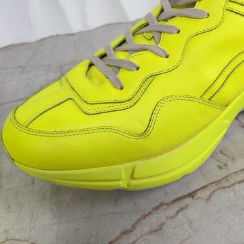 Rhyton Sneakers Yellow Neon Leather