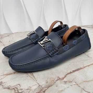 Monte Carlo Moccasin Monogram Blue