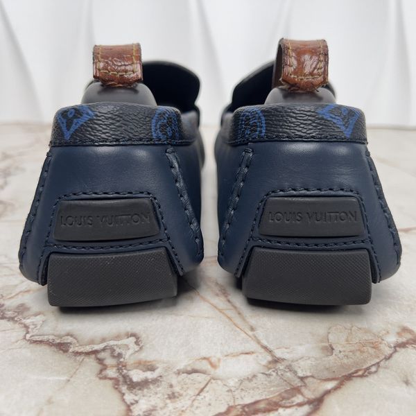 Monte Carlo Moccasin Monogram Blue