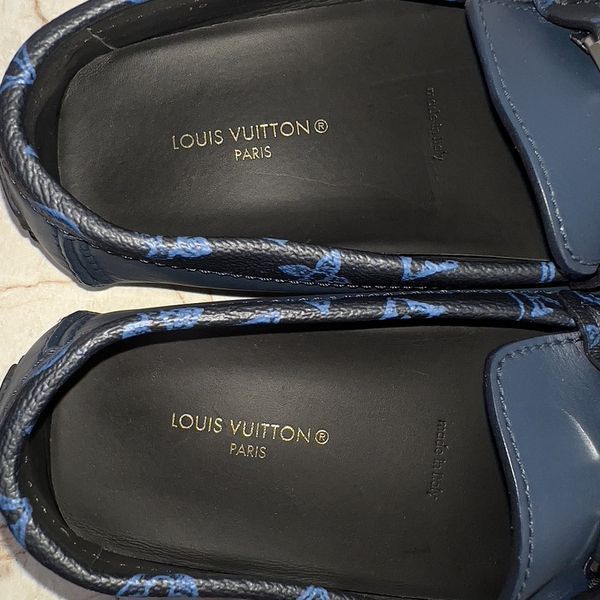Monte Carlo Moccasin Monogram Blue