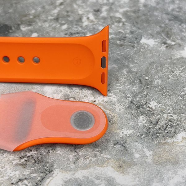 Apple Watch Hermes Sport Orange Silicone 41 mm