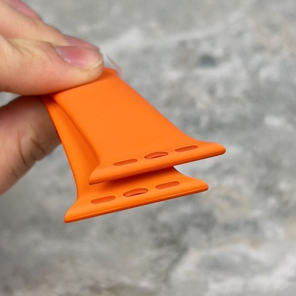 Apple Watch Hermes Sport Orange Silicone 41 mm