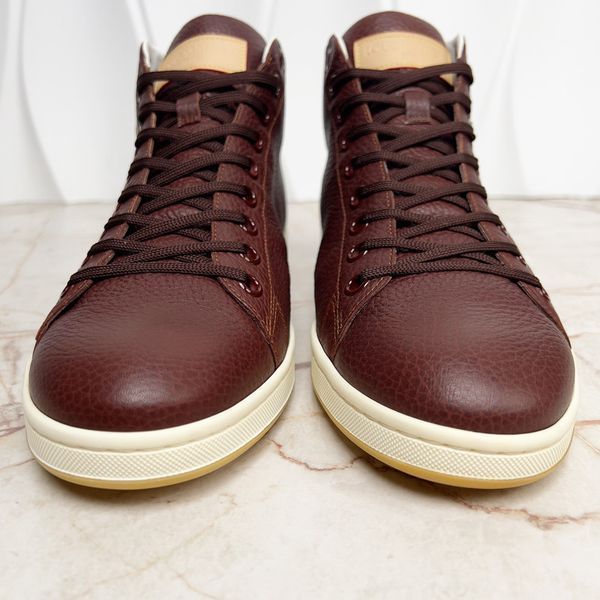 Surfside Logo Sneakers Graine Brown Leather