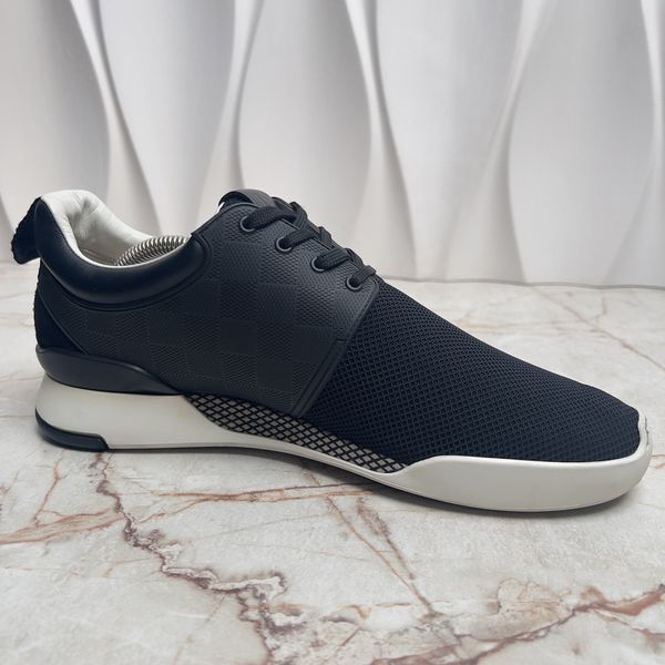 Fastlane Sneaker Black Damier Mesh