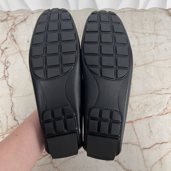 Monte Carlo Moccasins Black Leather