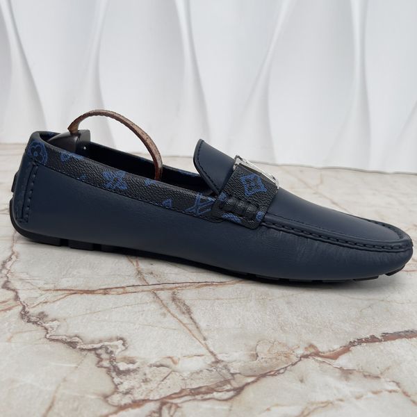 Monte Carlo Moccasin Monogram Blue
