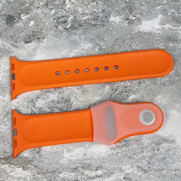 Apple Watch Hermes Sport Orange Silicone 41 mm