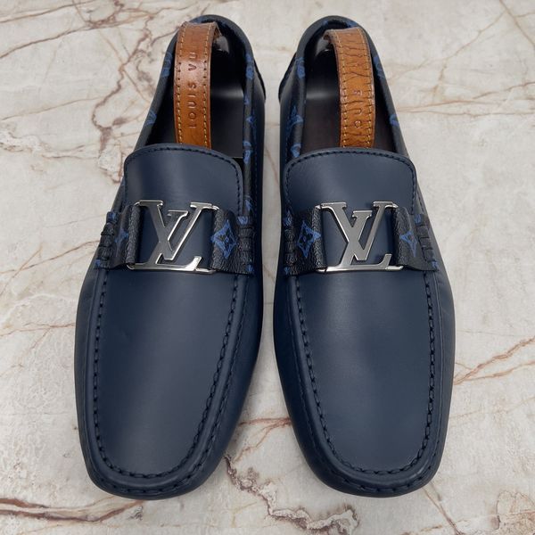 Monte Carlo Moccasin Monogram Blue
