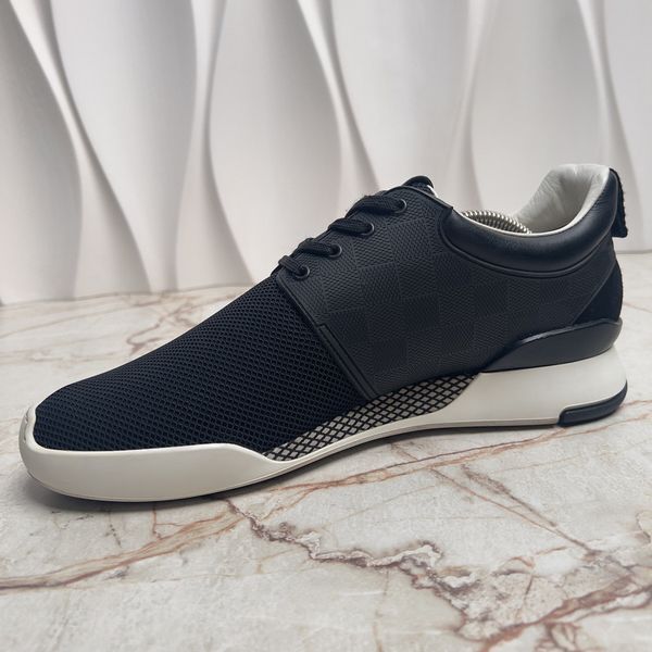 Fastlane Sneaker Black Damier Mesh