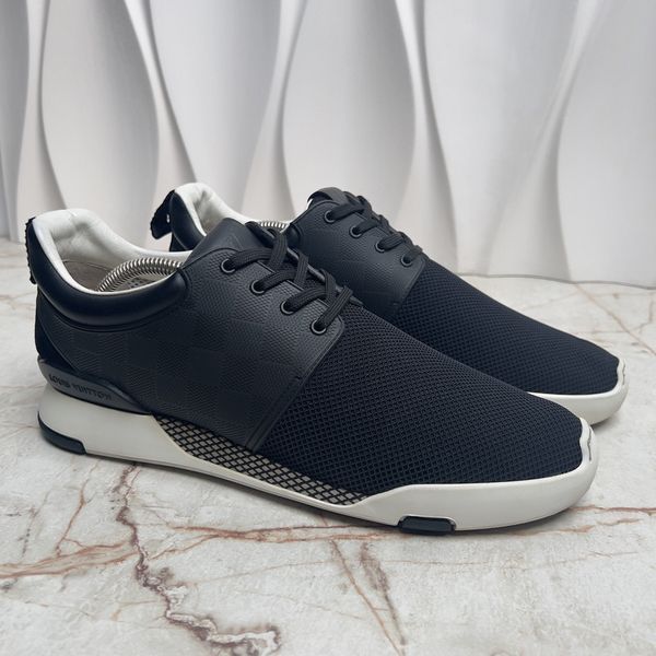 Fastlane Sneaker Black Damier Mesh