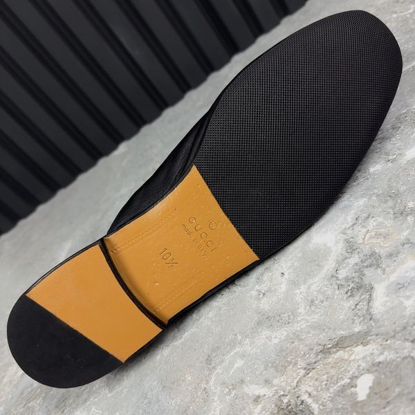 Jordaan Horsebit Mule Black Leather
