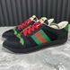 Screener GG Trainer Sneakers Black Leather