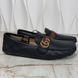 Marmont GG Web Driving Moccasin Black Leather