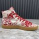 Major Web Disney Print Sneakers White Fabric