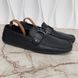 Monte Carlo Moccasins Black Leather