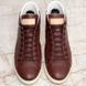 Surfside Logo Sneakers Graine Brown Leather