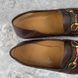 Jordaan Horsebit Web Loafers Brown Leather