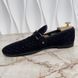 Lexington Loafer Perforated Blue Suede