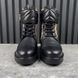 Marmont Maxi GG Monogram Canvas Ankle Boots Black Leather