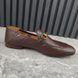 Jordaan Horsebit Web Loafers Brown Leather