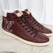 Surfside Logo Sneakers Graine Brown Leather