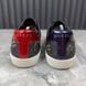 Ace Web GG Supreme Monogram Tiger Canvas Gray Leather