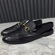 Jordaan Horsebit Mule Black Leather