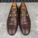 Jordaan Horsebit Web Loafers Brown Leather