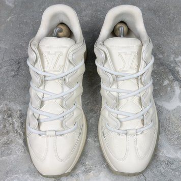 Zig Zag Sneakers Monogram White Leather