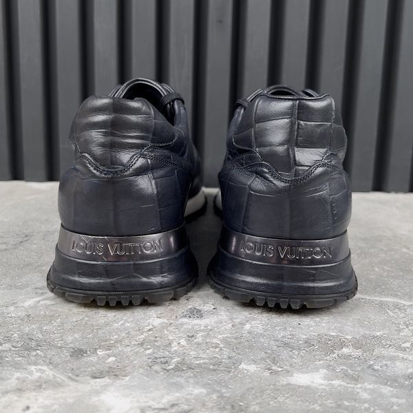 Run Away Sneakers Dark Blue Printed Crocodile
