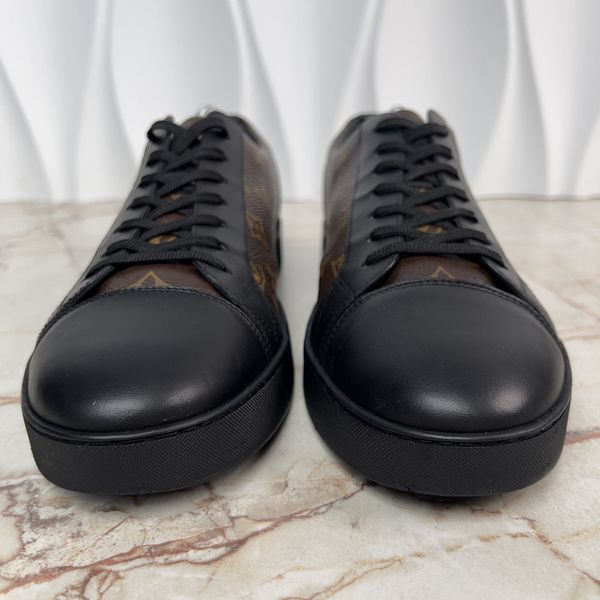 Match Up Monogram кросівки чорні шкіряні 3813 фото