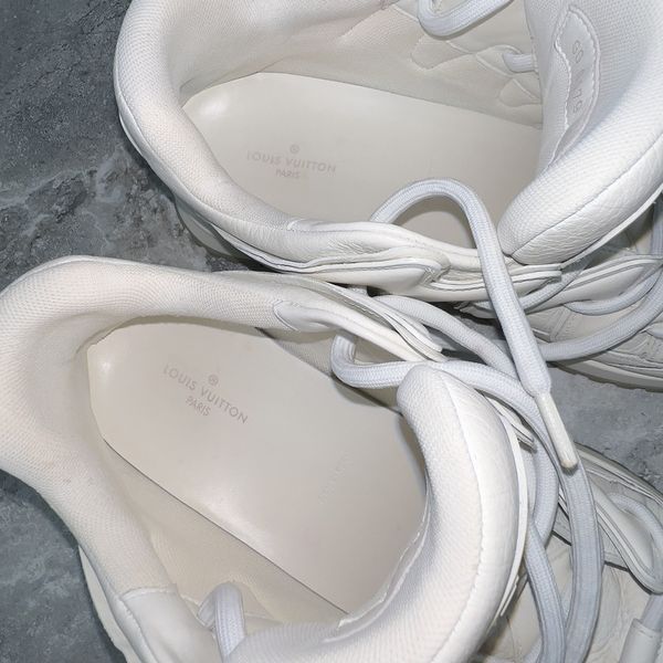 Zig Zag Sneakers Monogram White Leather