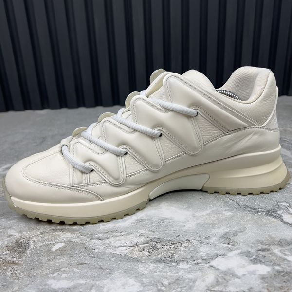 Zig Zag Sneakers Monogram White Leather