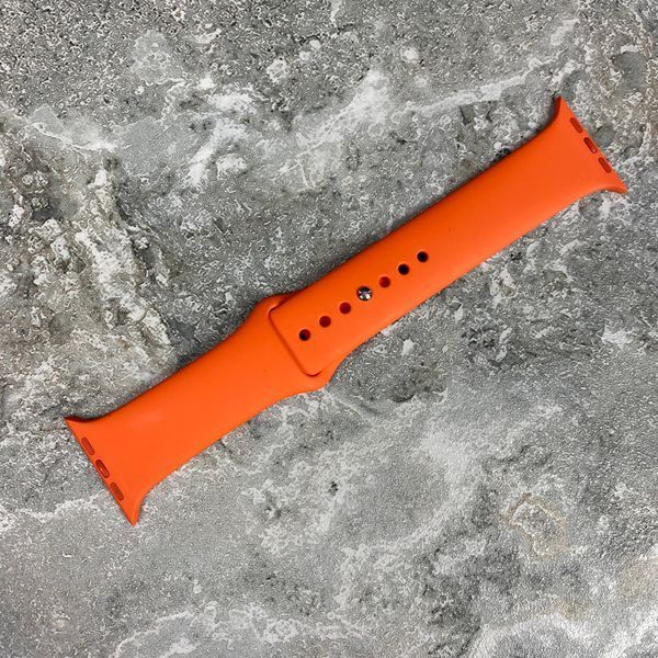 Apple Silicone Orange Ремінець для годнника 44 ММ 04 фото