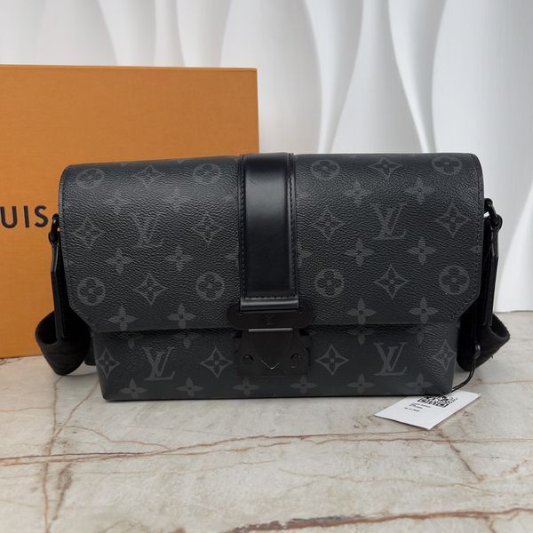 Louis Vuitton S-Cape Messenger Bag Monogram Eclipse Canvas