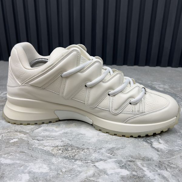 Zig Zag Sneakers Monogram White Leather