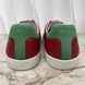 Ace Interlocking Low-top Sneakers Red Leather