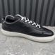 Charlie LV Logo Sneakers Black Leather