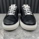 Charlie LV Logo Sneakers Black Leather