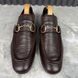 Tom Ford Era GG Monogram лофери коричневі шкіряні 2867 фото 4