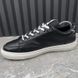 Charlie LV Logo Sneakers Black Leather