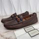 Ayrton Web GG Horsebit Moccasins Brown Leather
