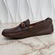 Ayrton Web GG Horsebit Moccasins Brown Leather