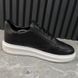 Beverly Hills Sneakers Black Leather Monogram Eclipse