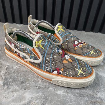 Tennis 1977 Disney Sneakers Slip On Supreme GG Canvas Beige Ebony