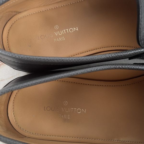 Major Loafers Taiga Black Leather